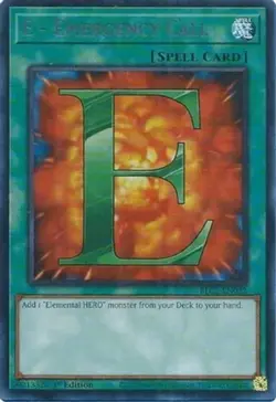 Near Mint, English Yu Gi Oh E - Emergency Call (Silver) - BLC1-EN032 - Ultra Rar - Image 1