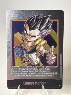 Energy Marker E-88 Silver Manga Booster 02 Dragon Ball Card English - Image 1