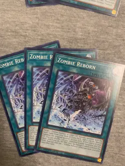 Yugioh! 3x Zombie Reborn MP23-EN098 Common 1st Ed NM - Image 1