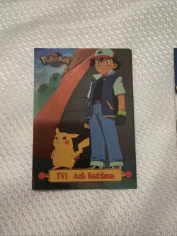 Pokemon Holo Ash Ketchum & Pikachu TV Animation Cards Vintage Bundle NM - Image 3