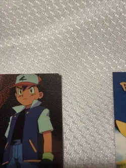 Pokemon Holo Ash Ketchum & Pikachu TV Animation Cards Vintage Bundle NM - Image 5