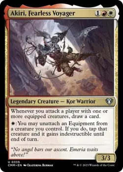 Akiri, Fearless Voyager -Foil Near Mint MTG Commander Masters - Image 1