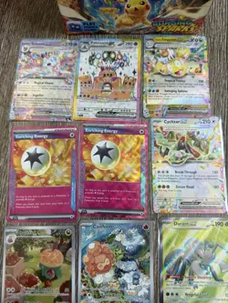 Pokemon Surging Sparks EX Holo Box Topper Card Lot 12 Cards - Image 2