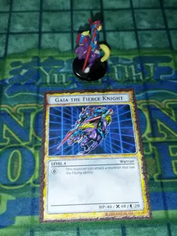 Yugioh DDM Figure Gaia the Fierce Knight Figure Japanese! DDM Card Custom - Image 1