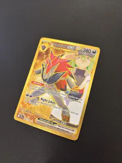Pokemon TCG Journey Together N's Zoroark EX Card 189/159 Gold - Pack Fresh - Image 2