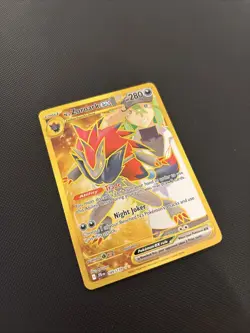 Pokemon TCG Journey Together N's Zoroark EX Card 189/159 Gold - Pack Fresh - Image 3
