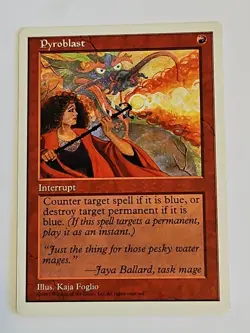 Pyroblast - MTG Core Set 5th Edition Regular - Magic The Gathering Card - Image 1