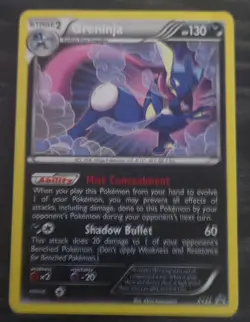 Pokemon Greninja XY24 XY Holo Promo Card, HOLOGRAPHIC, EBP-0065 - Image 1