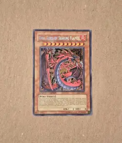 Yugioh Uria, Lord of Searing Flames CT03-EN005 Secret Rare Limited MP - Image 1