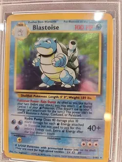 Blastoise Base Set Holo Pokemon Card WOTC EX - Mint PSA 6 - Image 4