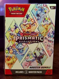 Pokemon TCG Prismatic Evolutions Booster Bundle New Sealed Trading Card Game - Image 1