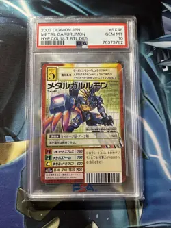 PSA 10 MetalGarurumon X-Antibody Digimon Card Hyper Colosseum Sx 48 *LOW POP* - Image 1