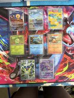 Ascended Heroes IR Card Lot Of 5 W/ Cosmos Holo 3 Card Set From Deluxe Pin Coll. - Image 1