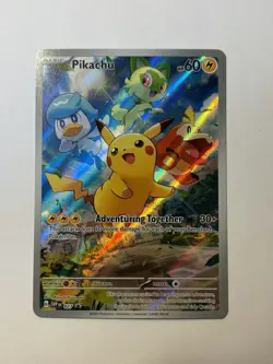 Pikachu 027 Sv: Scarlet & Violet Promo Card NM - Image 1