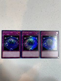 yugioh summon limit secret rare 3x ra01-en070 playset RA01 - Image 1