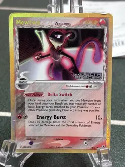2005 Pokemon Mewtwo delta species 12/113 pokemon card - Image 2