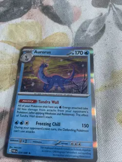Pokemon Aurorus 024/088 ME03: Perfect Order Rare Holo Card TCG - Image 1