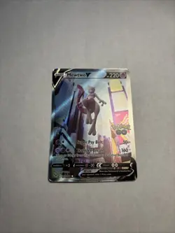 Mewtwo v Pokemon Go Alternate Full Art Holo Rare Card 072/078 Pokemon TCG NM. - Image 1