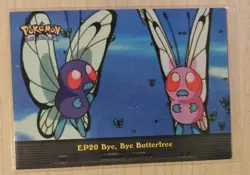 2000 Topps Series 2 Pokemon TV Animation EP20 Bye, Bye Butterfree Mint Card - Image 1