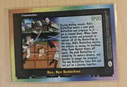 2000 Topps Series 2 Pokemon TV Animation EP20 Bye, Bye Butterfree Mint Card - Image 2