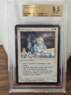 Alpha 1993 Samite Healer BGS 9.5 GEM MINT MTG Limited Edition Old School 93/94 - Image 1