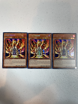 yugioh lava golem secret rare 3x ra01-en001 playset RA01 - Image 1