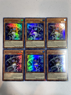 yugioh left hand shark right hand shark brol ultra rare 6 card set S044 - Image 1