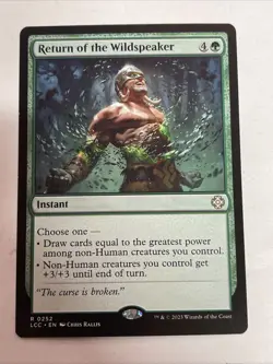 Return of the Wildspeaker LCC #252 Rare - Image 1