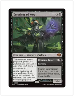 1x Emeritus of Woe, Secrets of Strixhaven, Magic MTG NM - Image 1