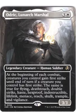 Odric, Lunarch Marshal #298 Innistrad Remastered Borderless Regular Rare - Image 1