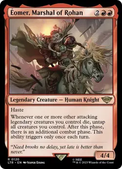 NM Eomer, Marshal of Rohan, MTG, The Lord of the Rings, Magic, 120 A - Image 1