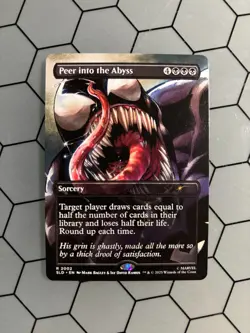 MTG | 🕷Spider-man🕷 | Peer into the Abyss (2002) 🎨COLORS🎨 | 🚫🌟Non-Foil 🌟🚫 - Image 1