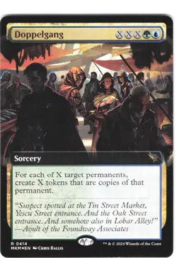 Doppelgang #198 Murders at Karlov Manor Extended Art Foil Rare - Image 1