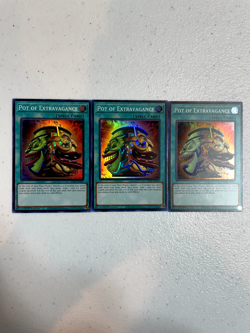 yugioh pot of extravagance super rare 3x ra01-en059 playset RA01 - Image 1