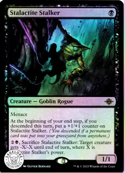 Stalactite Stalker Prerelease - Foil - The Lost Caverns of Ixalan - 122 NM - Image 1