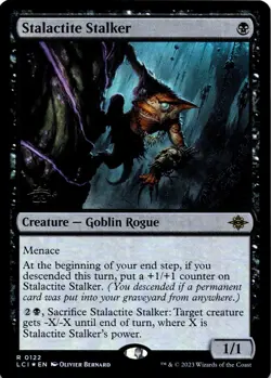 Stalactite Stalker Prerelease - Foil - The Lost Caverns of Ixalan - 122 NM - Image 2