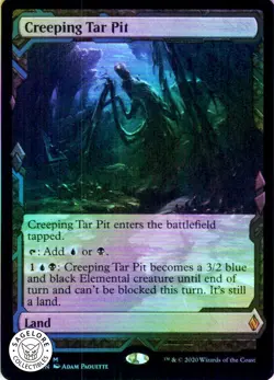Creeping Tar Pit - Foil - Zendikar Expeditions - 24 NM - Image 1