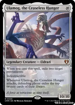 Ulamog, the Ceaseless Hunger [CMM - 5] - NM TCG MTG - Image 1