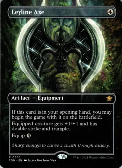 Leyline Axe (Borderless) R Foundations 353 NM - Image 1