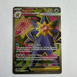 Pokemon TCG Mega Starmie EX 102/088 BREAKthrough Ultra Rare Holo EN 2015 - Image 1