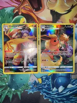 Pokemon TCG Charizard Tg03/tg30 - Flareon Tg01/tg30 (NM) Holo - Image 2