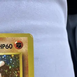 Pokemon Hitmonlee Mystery of the Fossils Holo Rare 106 Japanese 60 HP TCG Card - Image 4