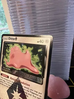 Ditto Prism Star 154/214 Pokemon Lost Thunder Rare Holo - Image 3
