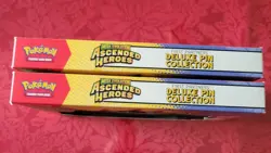 2 Pokemon Ascended Heroes First Partner Deluxe Pin Collection SEE DETAILS PHOTOS - Image 3