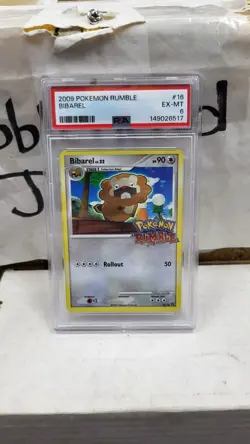 2009 BIBAREL POKEMON RUMBLE POKEMON TCG PSA 6 EX-MT #16/16 - Image 2