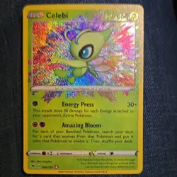 The Pokemon Company Celebi Swsh04: Vivid Voltage Amazing Rare Holo 009/185 70 HP - Image 1