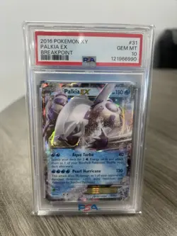 POP 28 Palkia EX PSA 10 2016 Pokemon XY Breakpoint 31/122 Holo Ultra Rare - Image 1