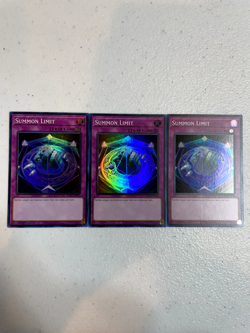 yugioh summon limit super rare 3x ra01-en070 playset RA01 - Image 1