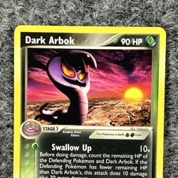 Pokemon EX Team Rocket Returns Dark Arbok 29/109 Regular Uncommon NM - Image 3