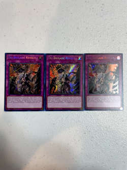 yugioh tri brigade revolt secret rare 3x ra01-en079 playset RA01 - Image 1